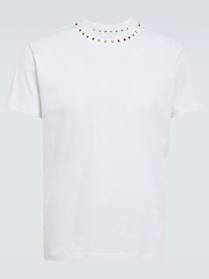 T-shirt di cotone Valentino bianco