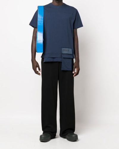 T-krekls ar kabatām Ambush zils