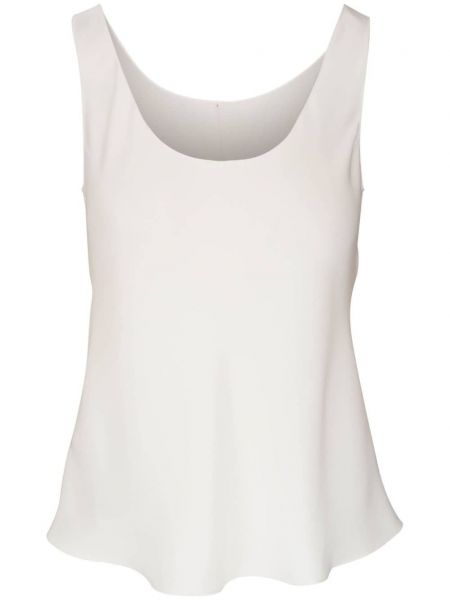 Tanktop i silke Peter Cohen hvid