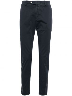 Pantalon chino taille basse en coton Briglia 1949 bleu