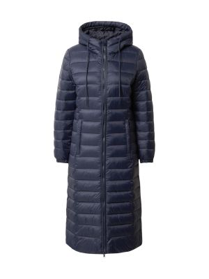 Nylonový priliehavý zimný kabát na zips About You - modrá