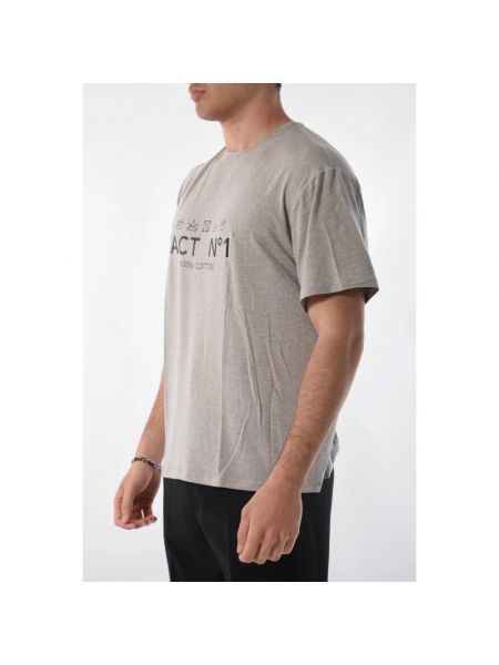 Camiseta de algodón con estampado Act N°1