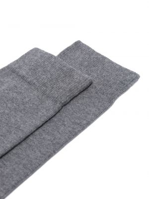 Chaussettes à imprimé Sunspel gris