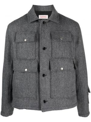 Veste en laine avec poches Fursac gris