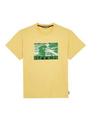 T-shirt à motif mélangé Iuter jaune