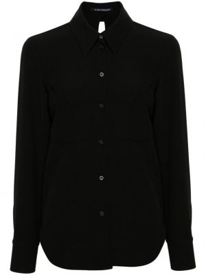Krepo marškiniai Luisa Cerano juoda