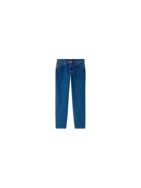 Retro high waist skinny jeans A.p.c. blau