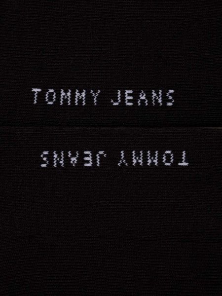 Stopki z nadrukiem Tommy Jeans czarne