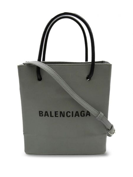 Shopper kabelka Balenciaga Pre-owned šedá