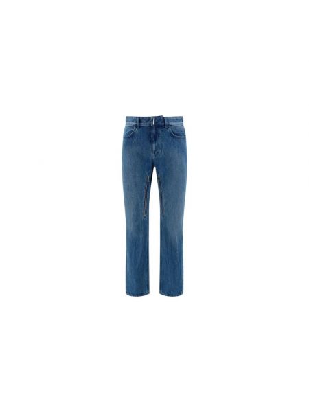 Niebieskie proste jeansy Peserico