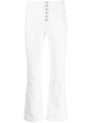 Spodnie bawełniane Cinq A Sept, biały