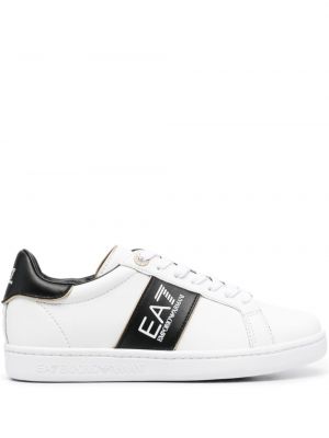 Sneakers con stampa Ea7 Emporio Armani bianco