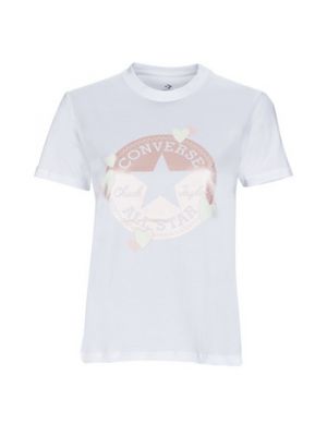 T-shirt slim fit Converse bianco