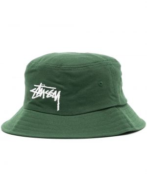 Slnečný klobúk Stüssy - zelená