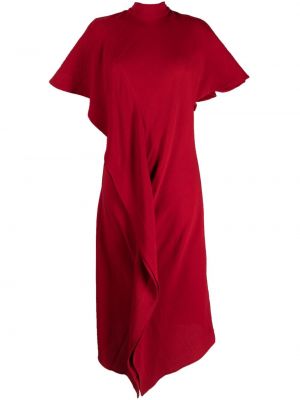 Асиметрична мини рокля Colville червено