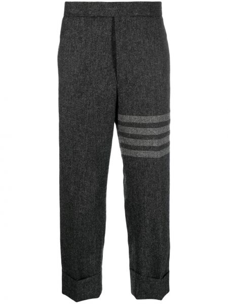 Pantaloni di lana Thom Browne grigio