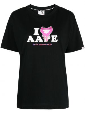T-shirt con stampa Aape By *a Bathing Ape®