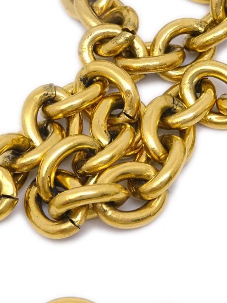 Pozlacený pásek Chanel Pre-owned zlatý