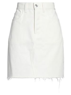 Minigonna di cotone Department 5 bianco