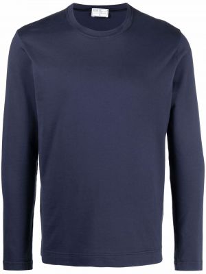 Camiseta de manga larga manga larga Fedeli azul