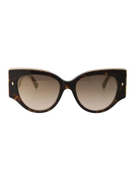 Okulary przeciwsłoneczne Dsquared2 brązowe