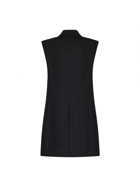 Mini vestido de lana Victoria Beckham negro