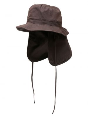 Bavlněný klobouk Lemaire hnědý