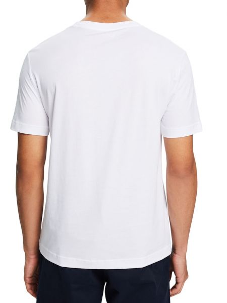 Хлопковая футболка Esprit белая