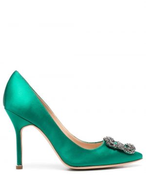 Pumps Manolo Blahnik grønn