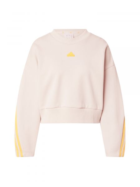 Пуловер с качулка Adidas Sportswear жълто