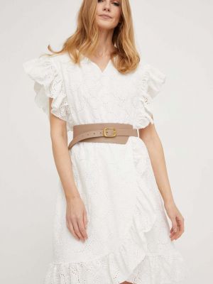 Mini šaty Answear Lab bílé