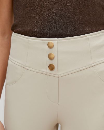 Pantaloni Comma beige