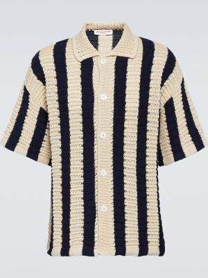 Pruhovaná bavlnená košeľa Orlebar Brown