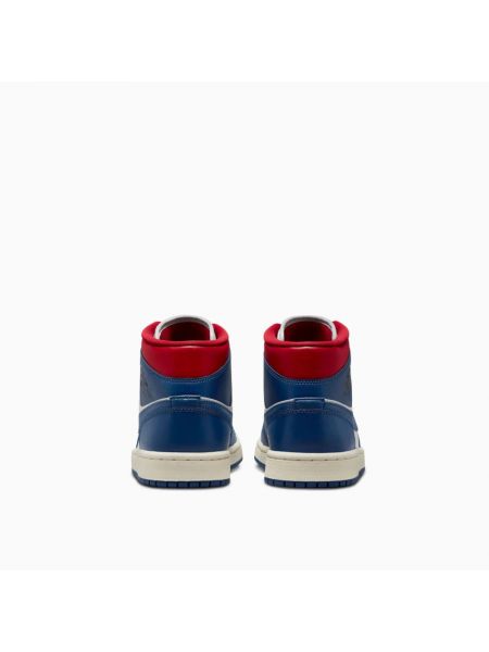 Sneakersy skórzane Nike Jordan niebieskie