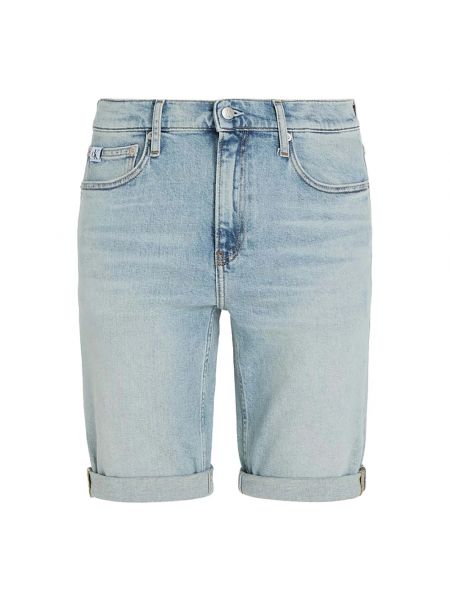 Slim fit jeans shorts Calvin Klein Jeans blau