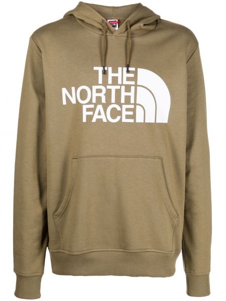 Genser med print The North Face grønn