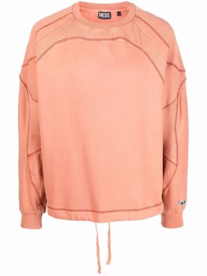 Bomull sweatshirt Diesel oransje