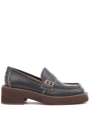 Pantofi loafer din piele Mm6 Maison Margiela negru