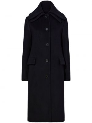 Μάλλινο παλτό Proenza Schouler μαύρο