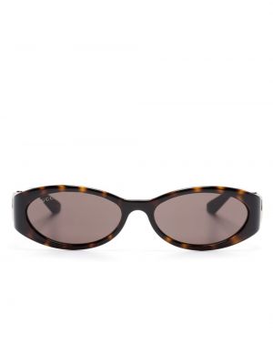 Sluneční brýle Gucci Eyewear hnědé