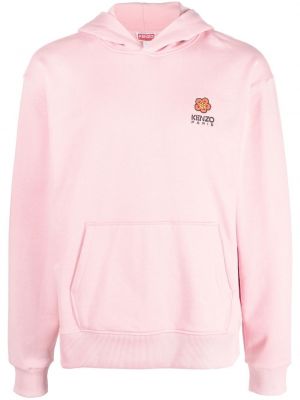 Kapučdžemperis ar izšuvumiem Kenzo rozā