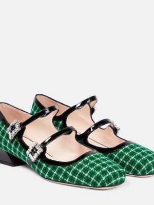 Полуотворени обувки Roger Vivier зелено