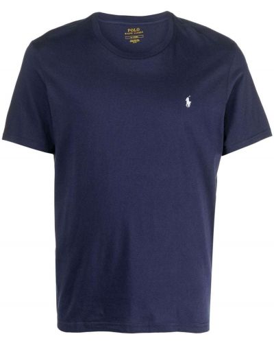 Camiseta con bordado con bordado de punto Polo Ralph Lauren azul