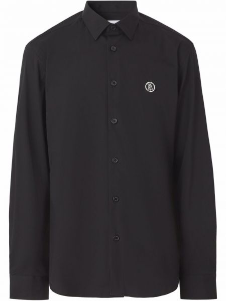 Siuvinėta marškiniai Burberry juoda