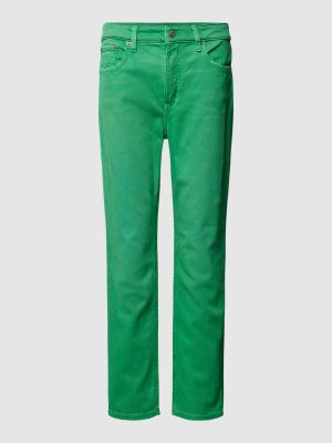 Proste jeansy z kieszeniami Lauren Ralph Lauren zielone