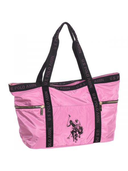 Shopper torbica Us Polo Assn ružičasta
