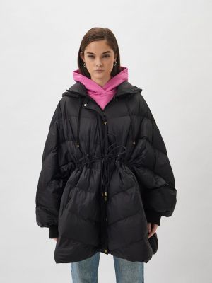 Утепленная демисезонная куртка Pinko черная