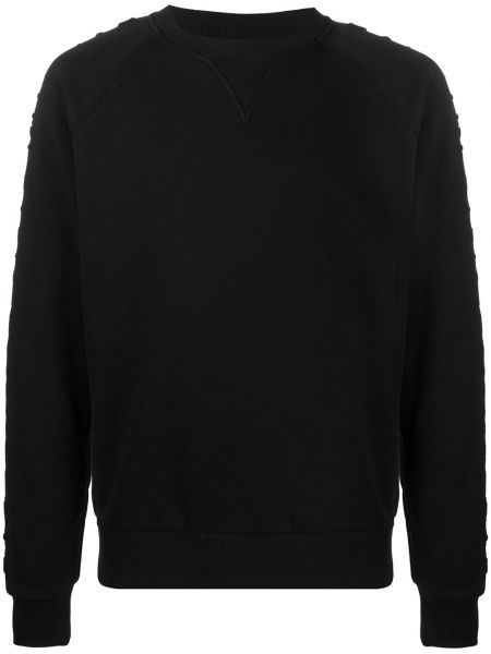 Rund hals sweatshirt Balmain svart