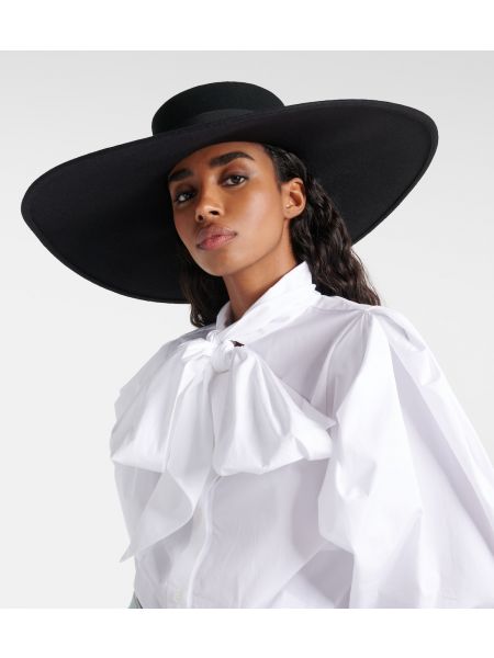 Шерстяная шапка Nina Ricci черная