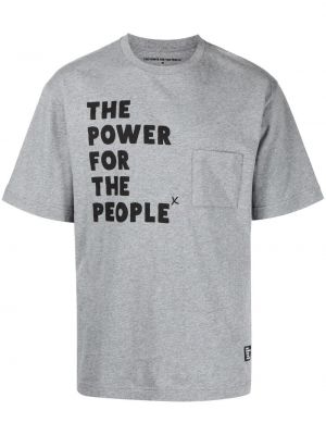 T-shirt mit print The Power For The People